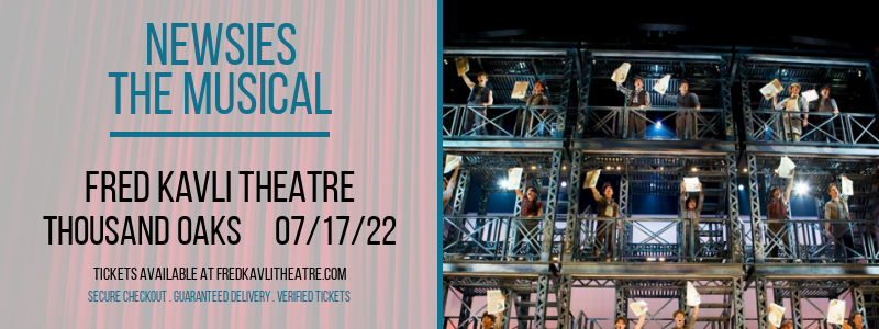 Newsies - The Musical at Fred Kavli Theatre tickets Newsies - The Musical at Fred Kavli Theatre