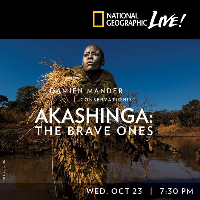 National Geographic Live: Akashinga - The Brave Ones - Damien Mander at Fred Kavli Theatre