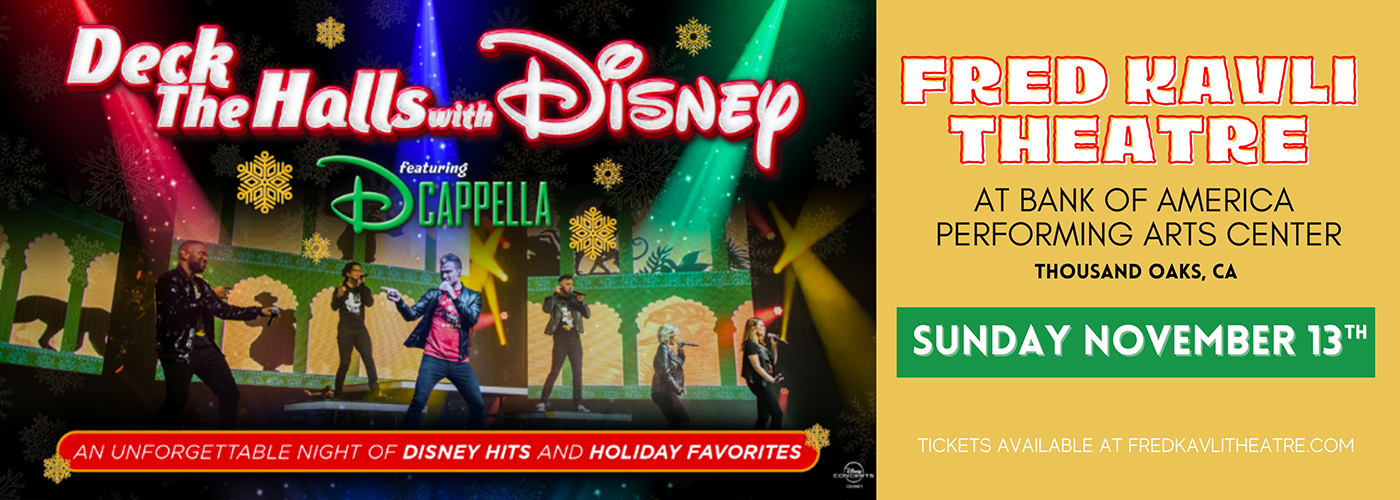 Disney's DCappella at Fred Kavli Theatre tickets Disney's DCappella at Fred Kavli Theatre