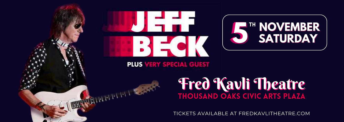 Jeff Beck at Fred Kavli Theatre