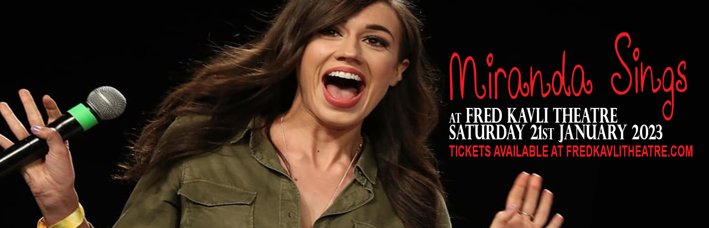 Miranda Sings at Fred Kavli Theatre