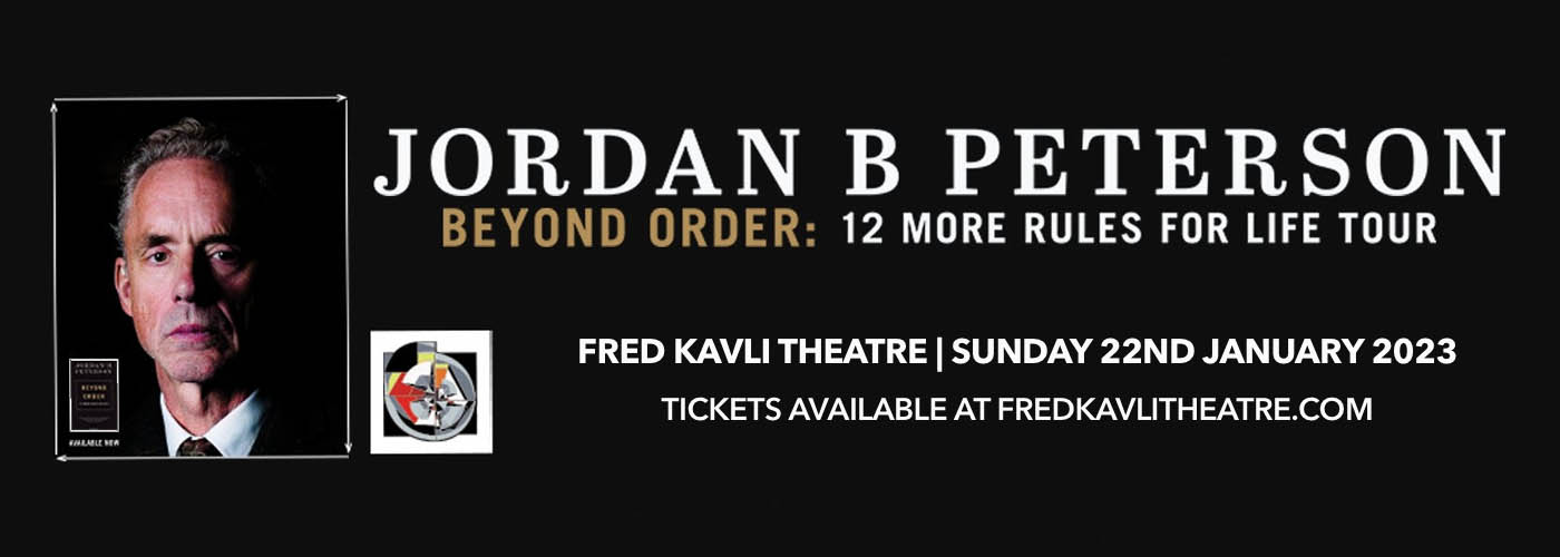Dr. Jordan Peterson at Fred Kavli Theatre