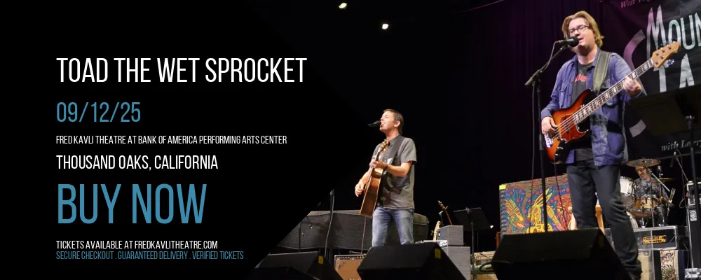 Toad The Wet Sprocket at Fred Kavli Theatre At Bank Of America Performing Arts Center