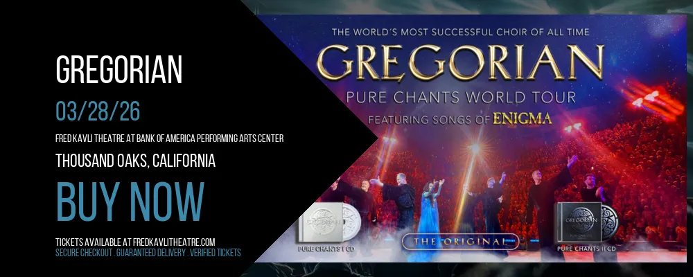Gregorian at Fred Kavli Theatre At Bank Of America Performing Arts Center