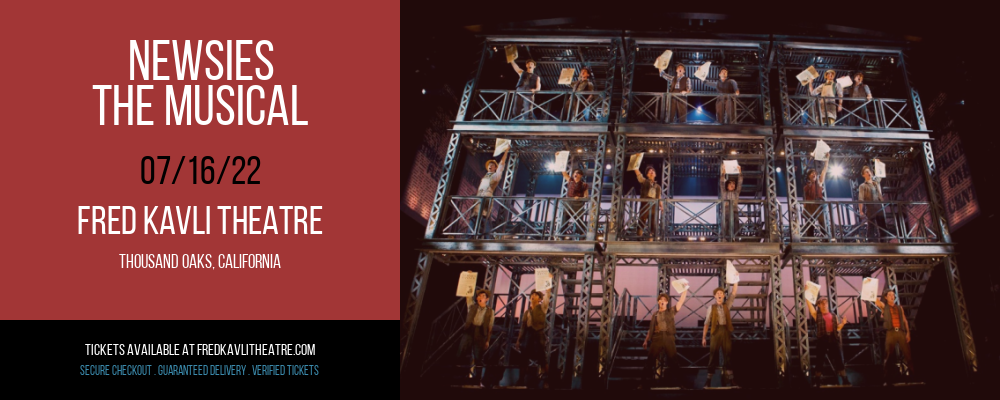 Newsies - The Musical at Fred Kavli Theatre tickets Newsies - The Musical at Fred Kavli Theatre
