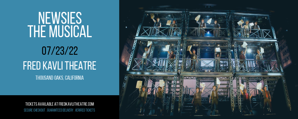 Newsies - The Musical at Fred Kavli Theatre tickets Newsies - The Musical at Fred Kavli Theatre