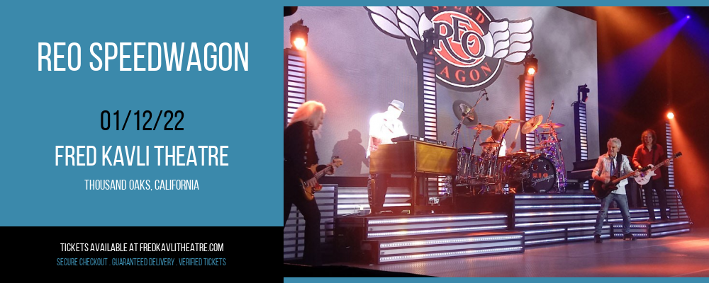 REO Speedwagon at Fred Kavli Theatre tickets REO Speedwagon at Fred Kavli Theatre