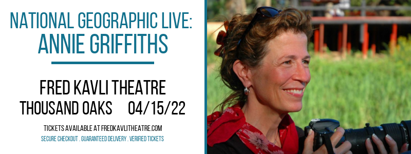 National Geographic Live: Annie Griffiths at Fred Kavli Theatre tickets National Geographic Live: Annie Griffiths at Fred Kavli Theatre