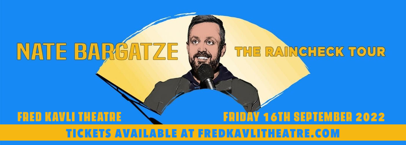 Nate Bargatze at Fred Kavli Theatre