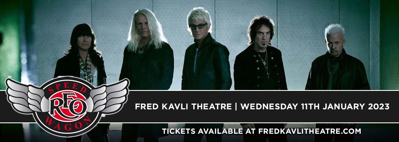 REO Speedwagon at Fred Kavli Theatre