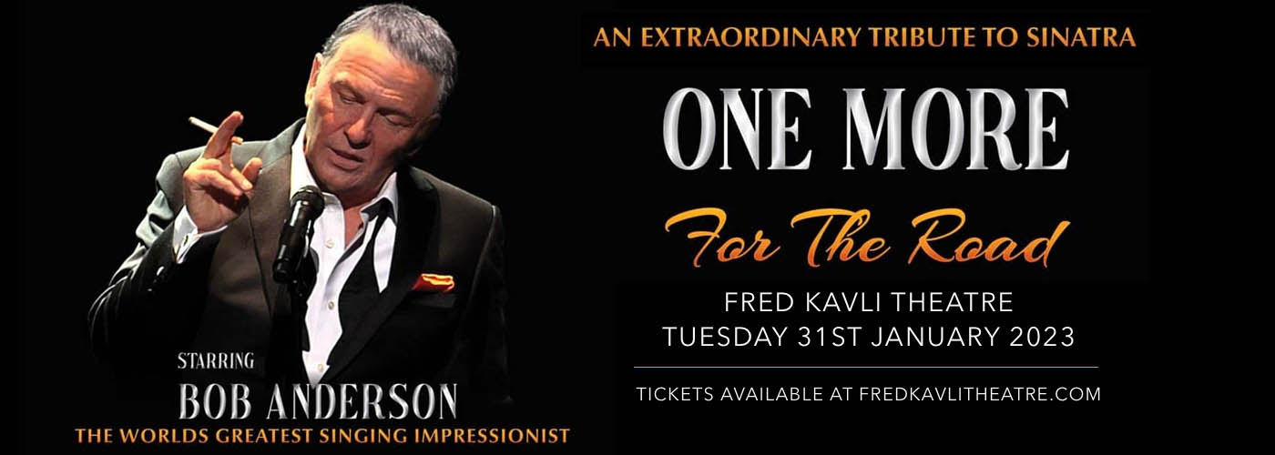 Bob Anderson at Fred Kavli Theatre