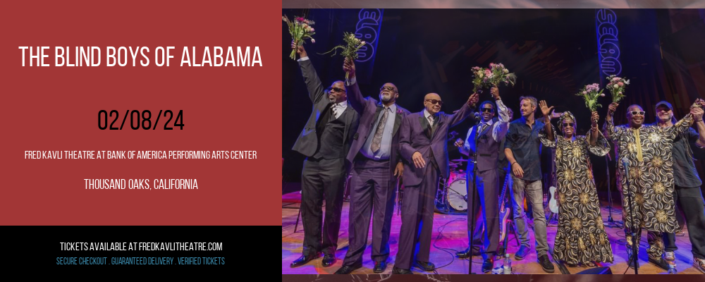 The Blind Boys of Alabama at Fred Kavli Theatre At Bank Of America Performing Arts Center