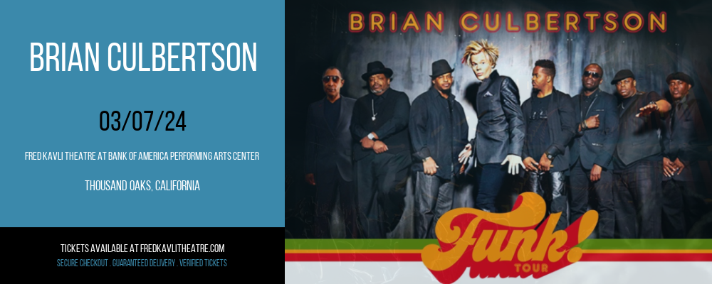 Brian Culbertson at Fred Kavli Theatre At Bank Of America Performing Arts Center