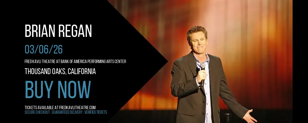 Brian Regan at Fred Kavli Theatre At Bank Of America Performing Arts Center